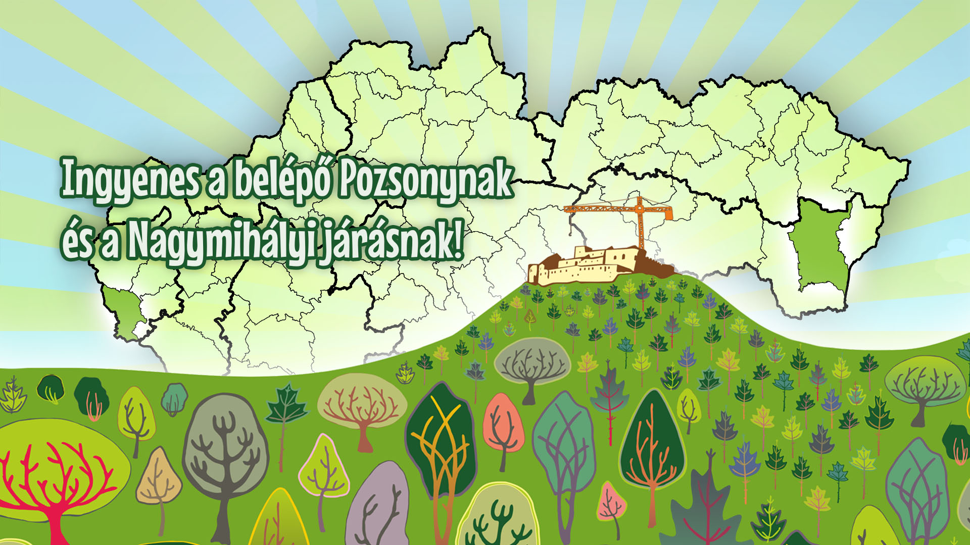 Ingyenes belépő Pozsony és a Nagymihályi járás lakosainak