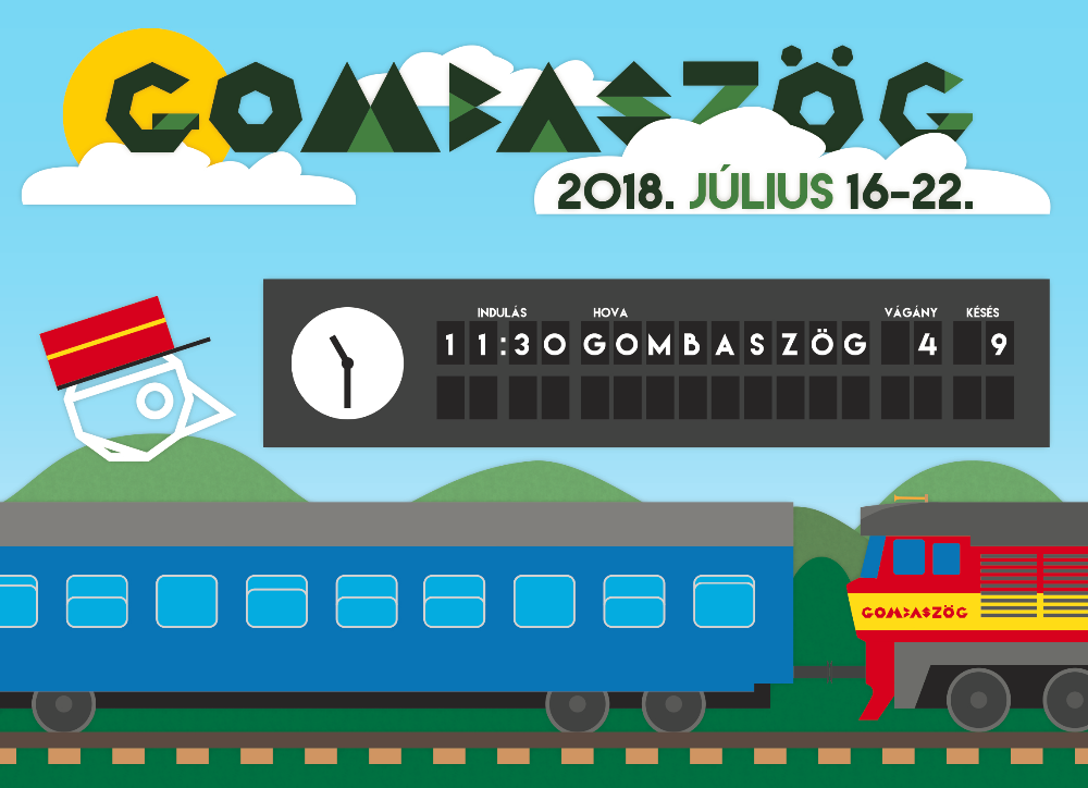 Gombaszögi partivonat 2018 - a menetrend