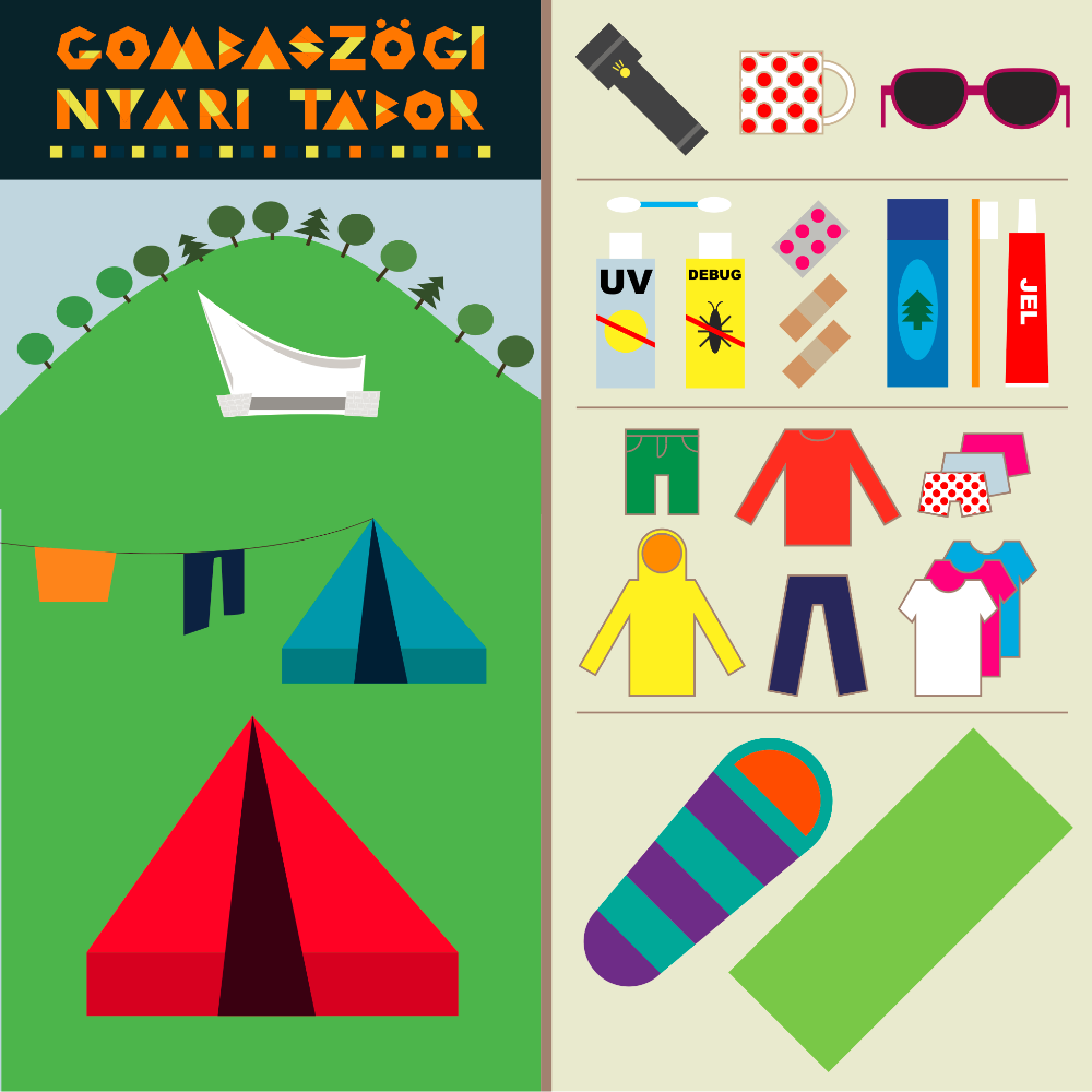 Gombaszögi táborozó starter pack
